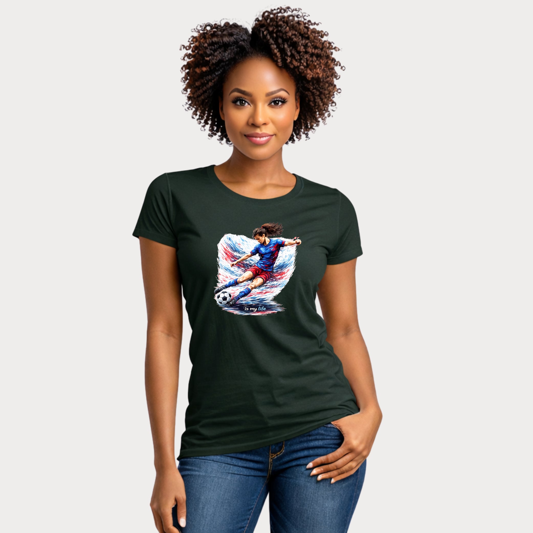 Soccer Player Short Sleeve T-Shirt