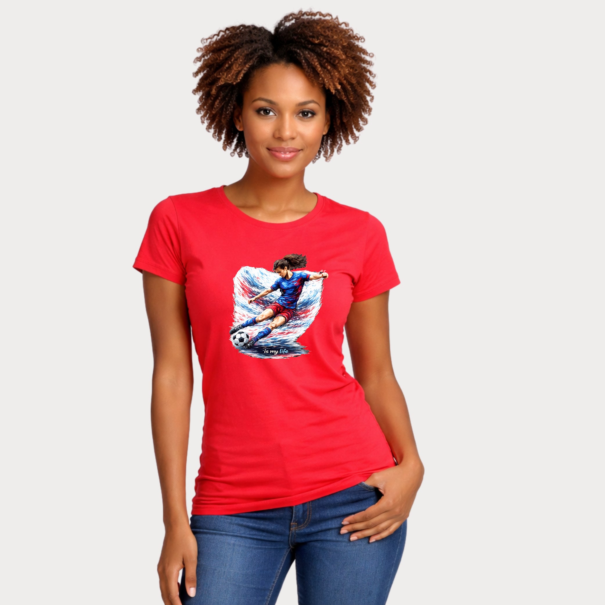 Soccer Player Short Sleeve T-Shirt