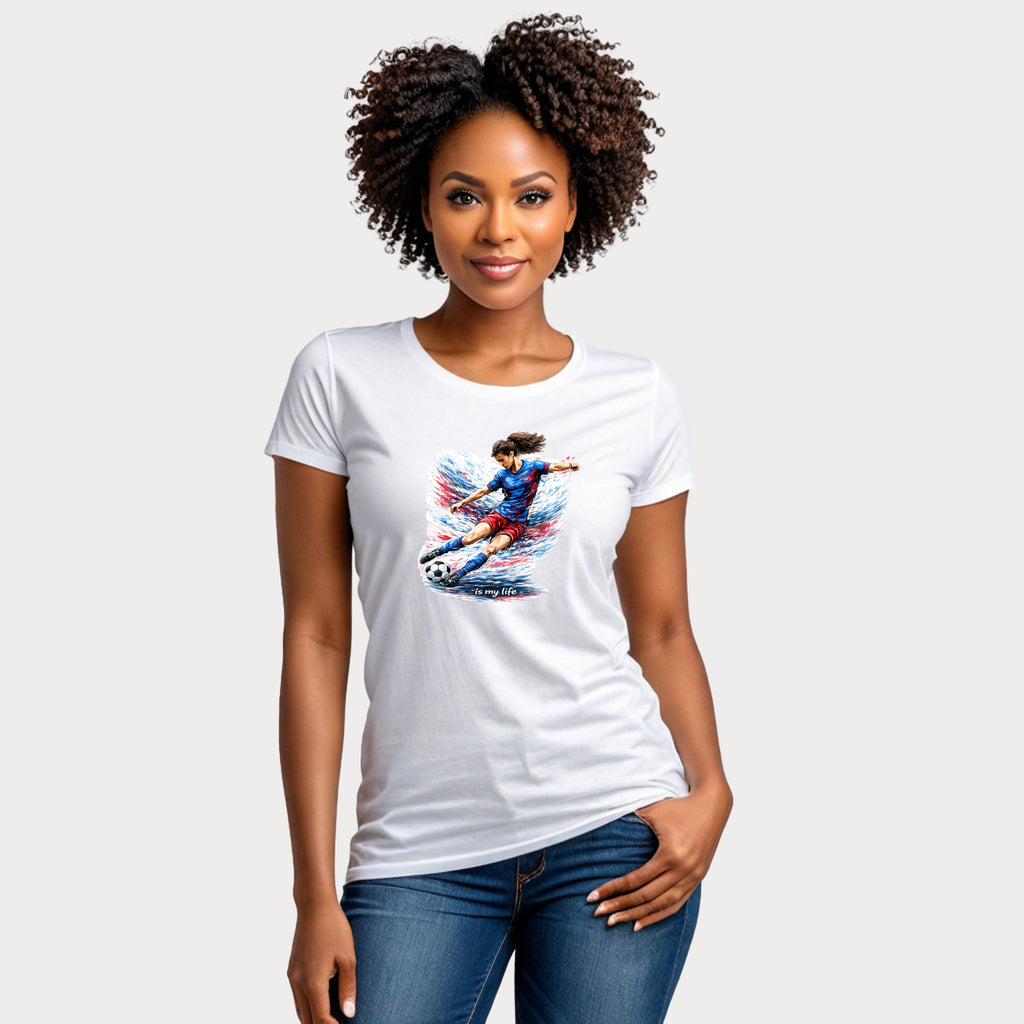 Soccer Player Short Sleeve T-Shirt