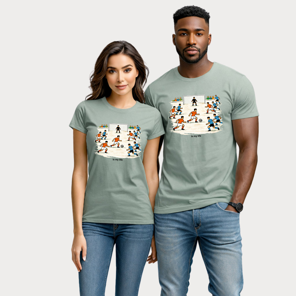 Soccer Match Short Sleeve T-Shirt