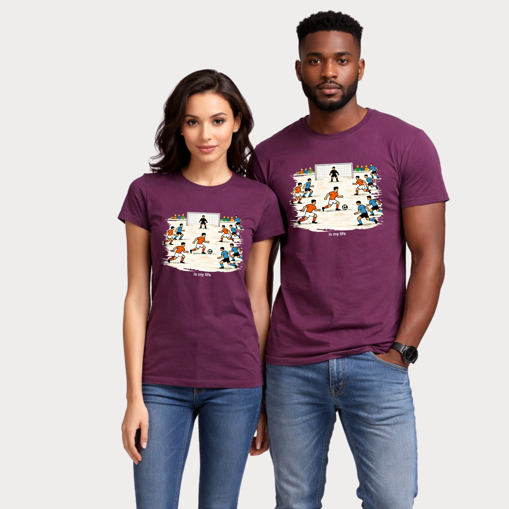 Soccer Match Short Sleeve T-Shirt