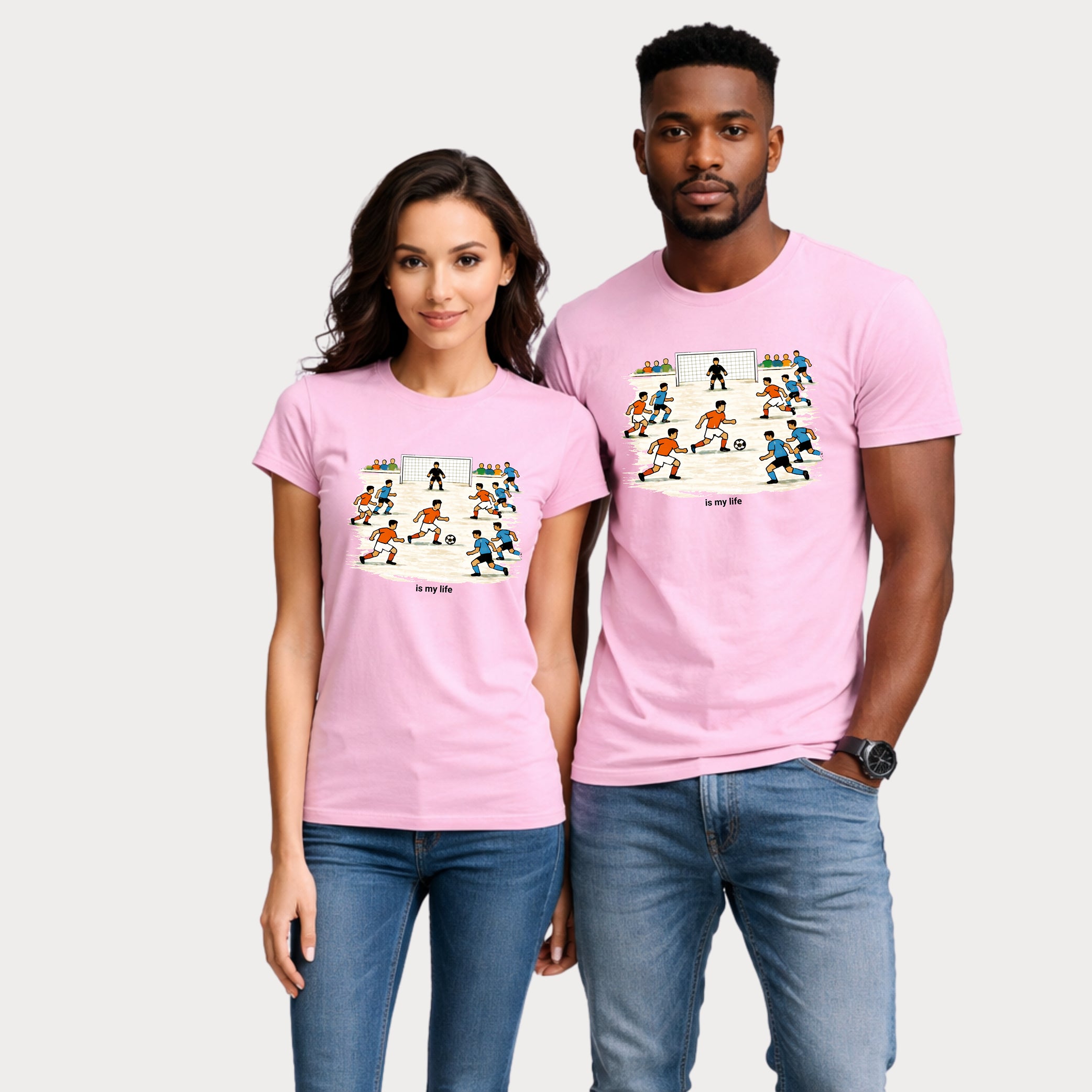 Soccer Match Short Sleeve T-Shirt