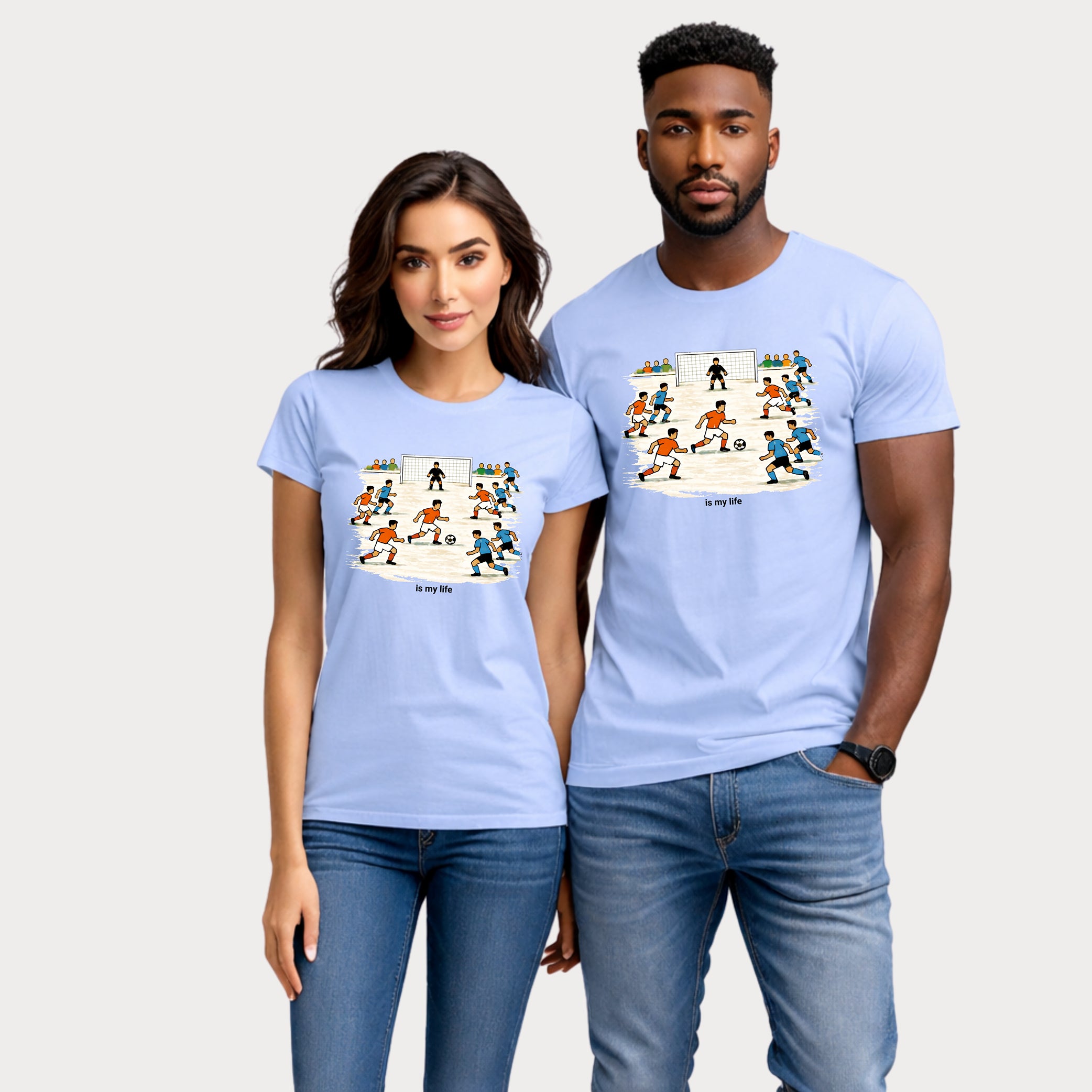 Soccer Match Short Sleeve T-Shirt