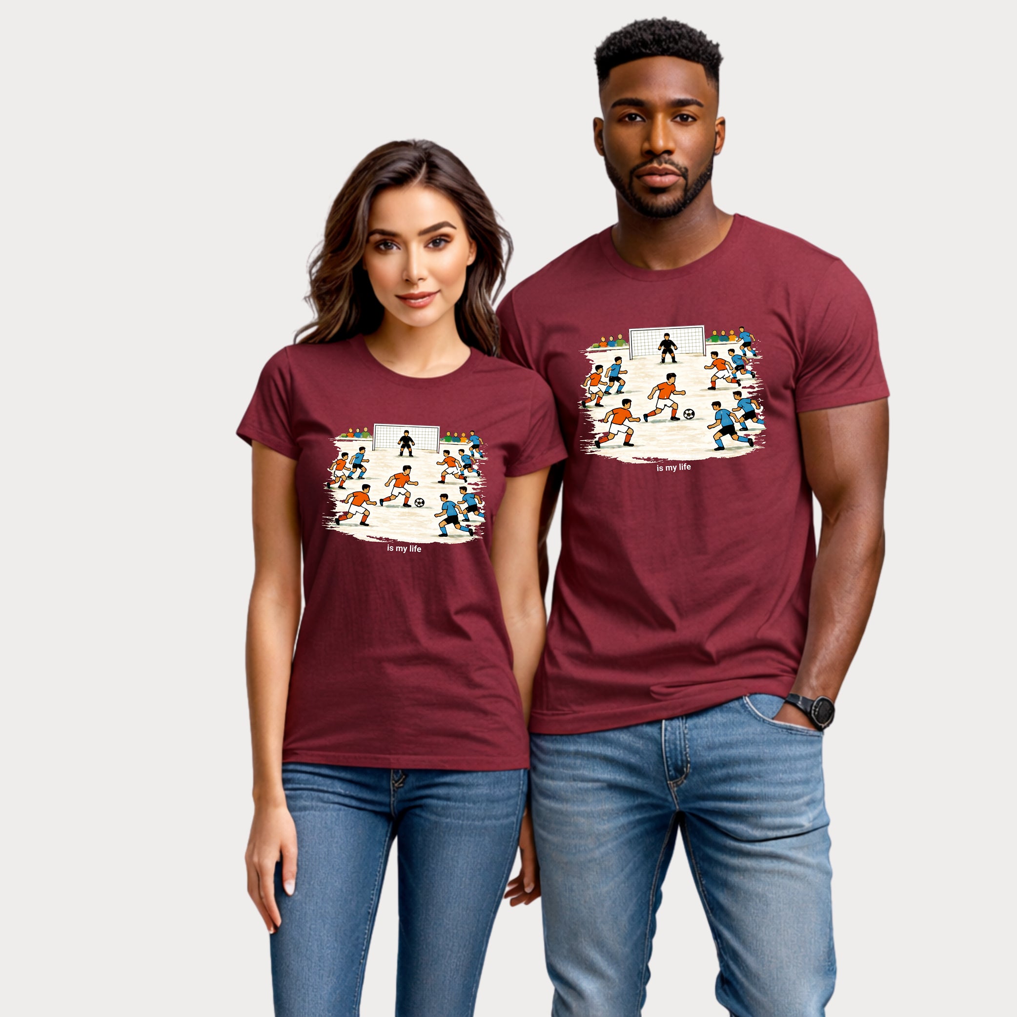 Soccer Match Short Sleeve T-Shirt