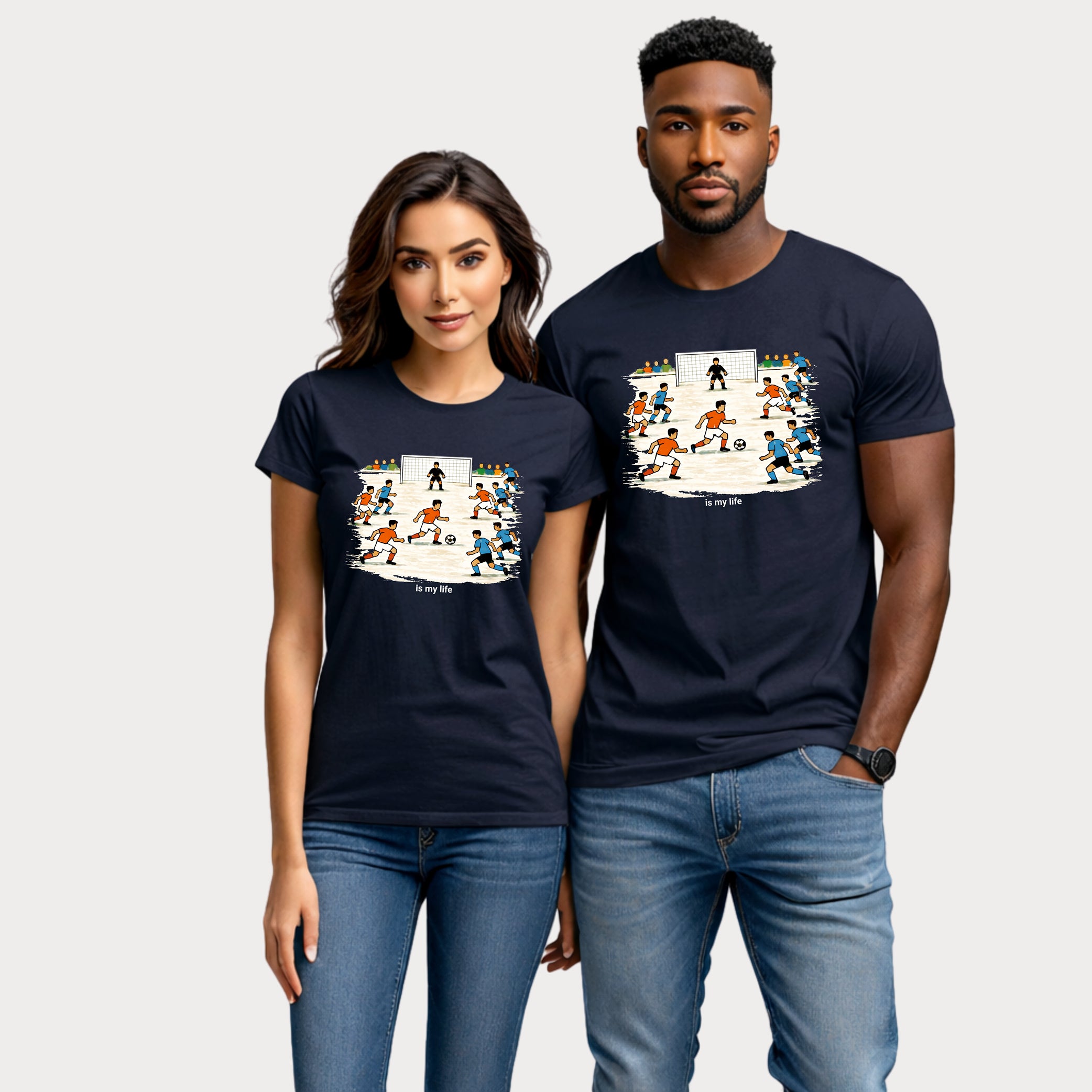 Soccer Match Short Sleeve T-Shirt