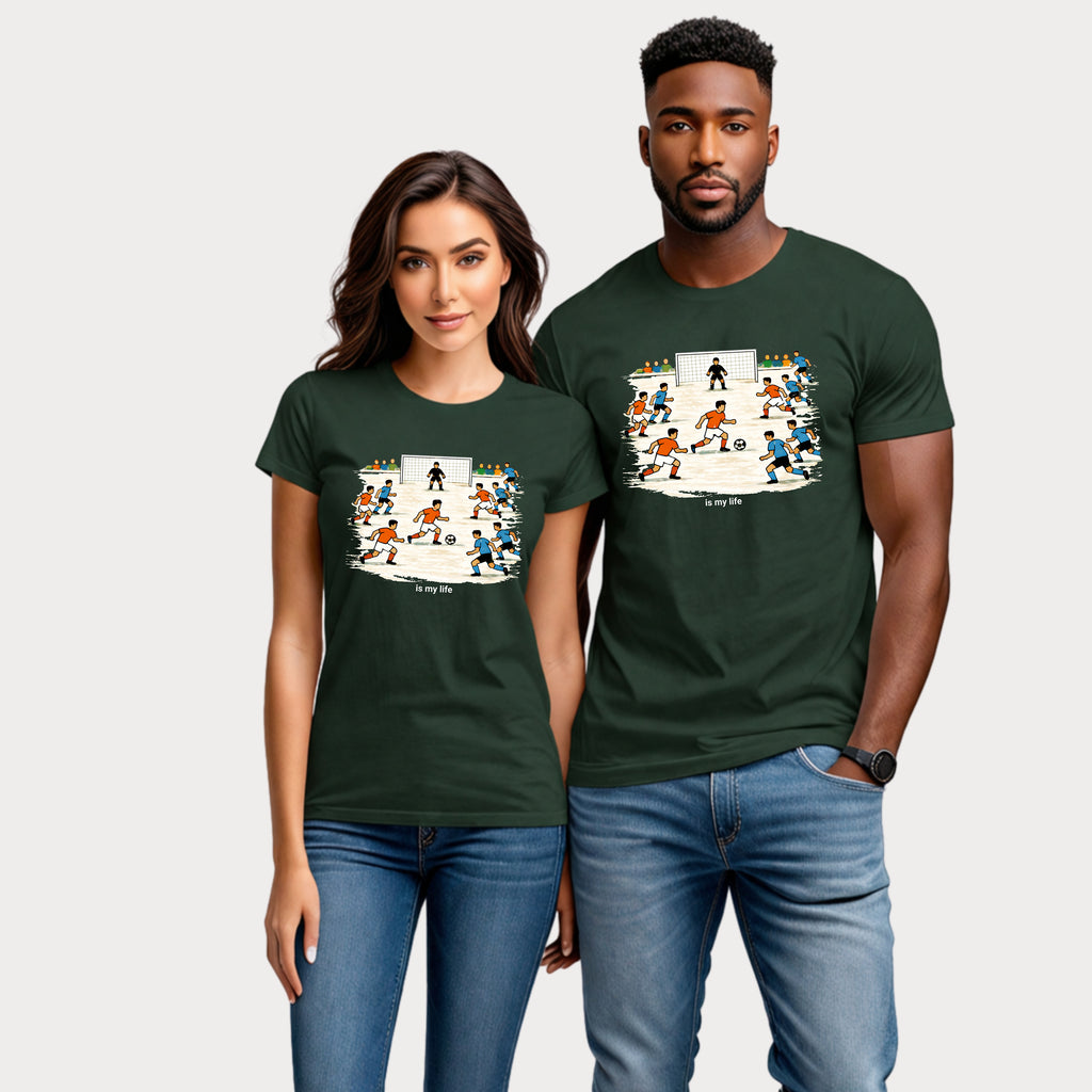 Soccer Match Short Sleeve T-Shirt