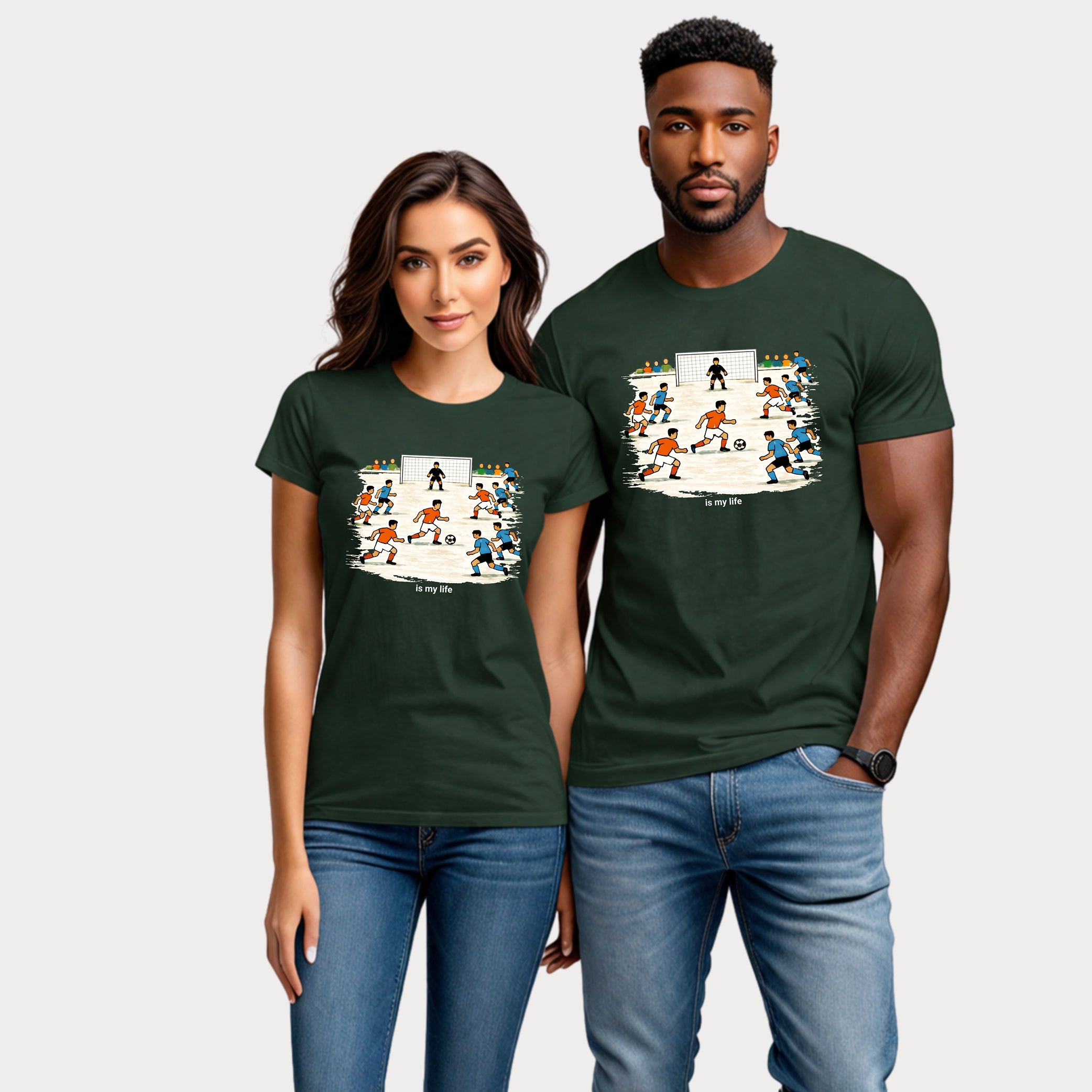 Soccer Match Short Sleeve T-Shirt
