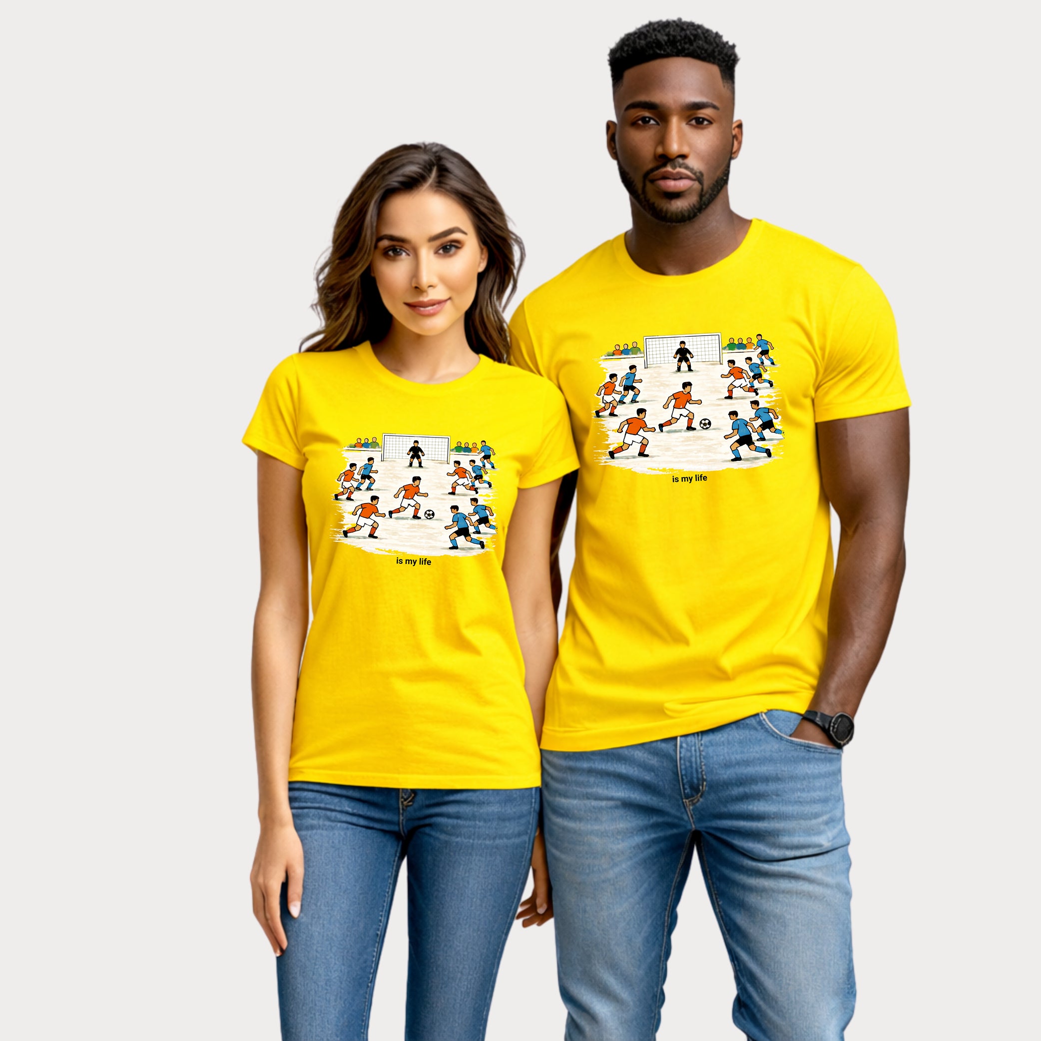 Soccer Match Short Sleeve T-Shirt