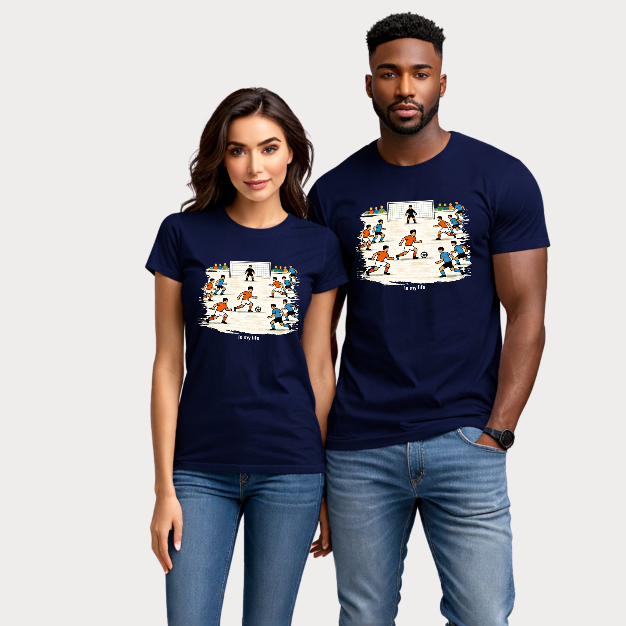 Soccer Match Short Sleeve T-Shirt