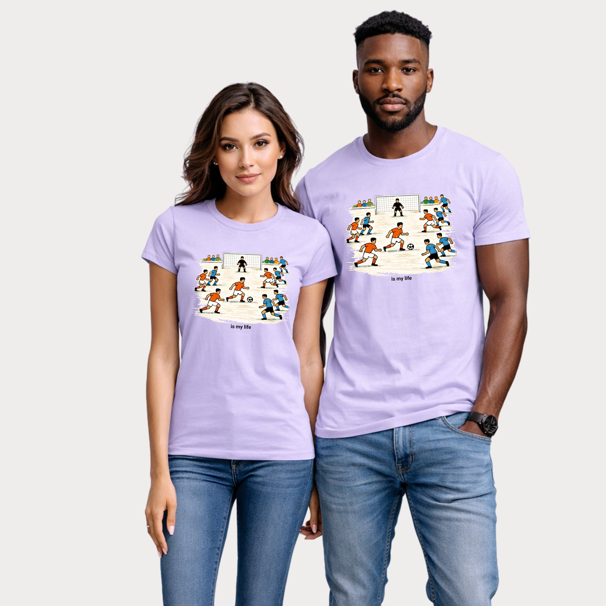 Soccer Match Short Sleeve T-Shirt