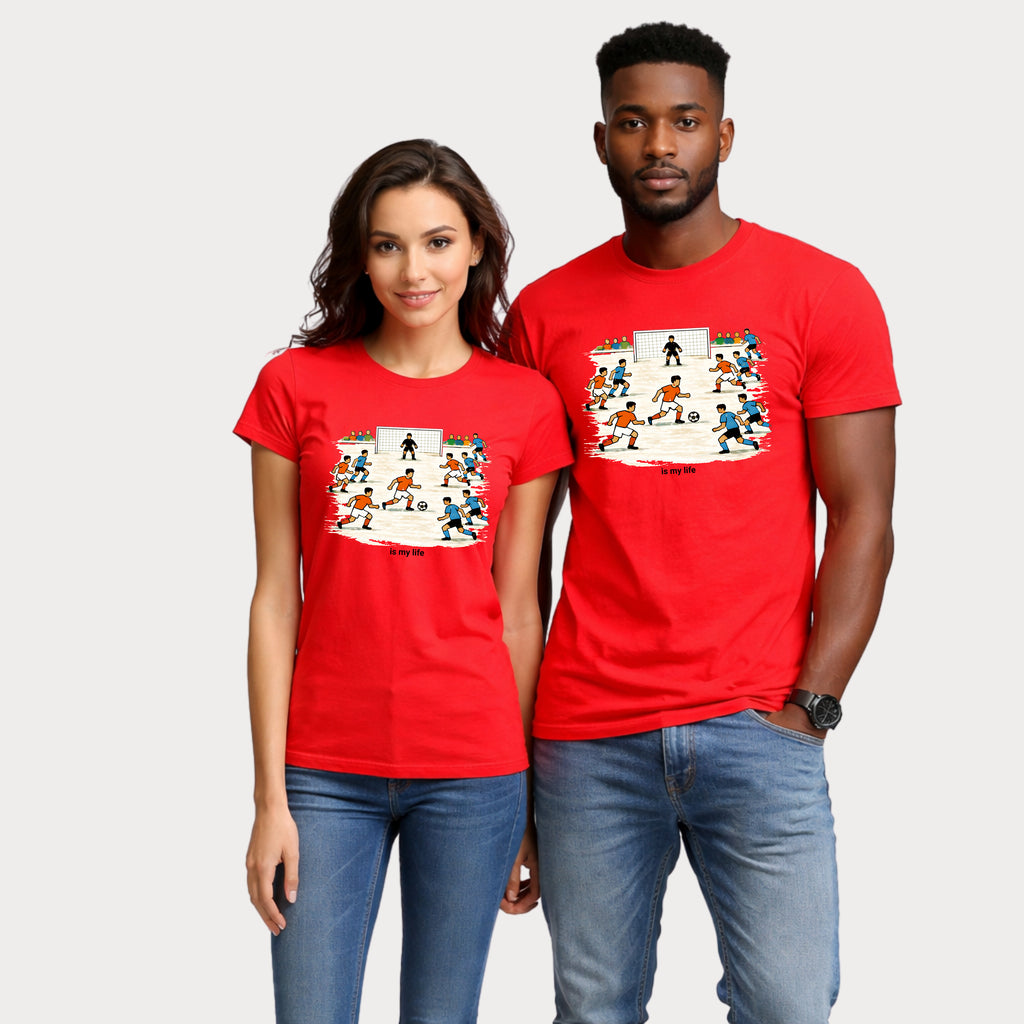 Soccer Match Short Sleeve T-Shirt