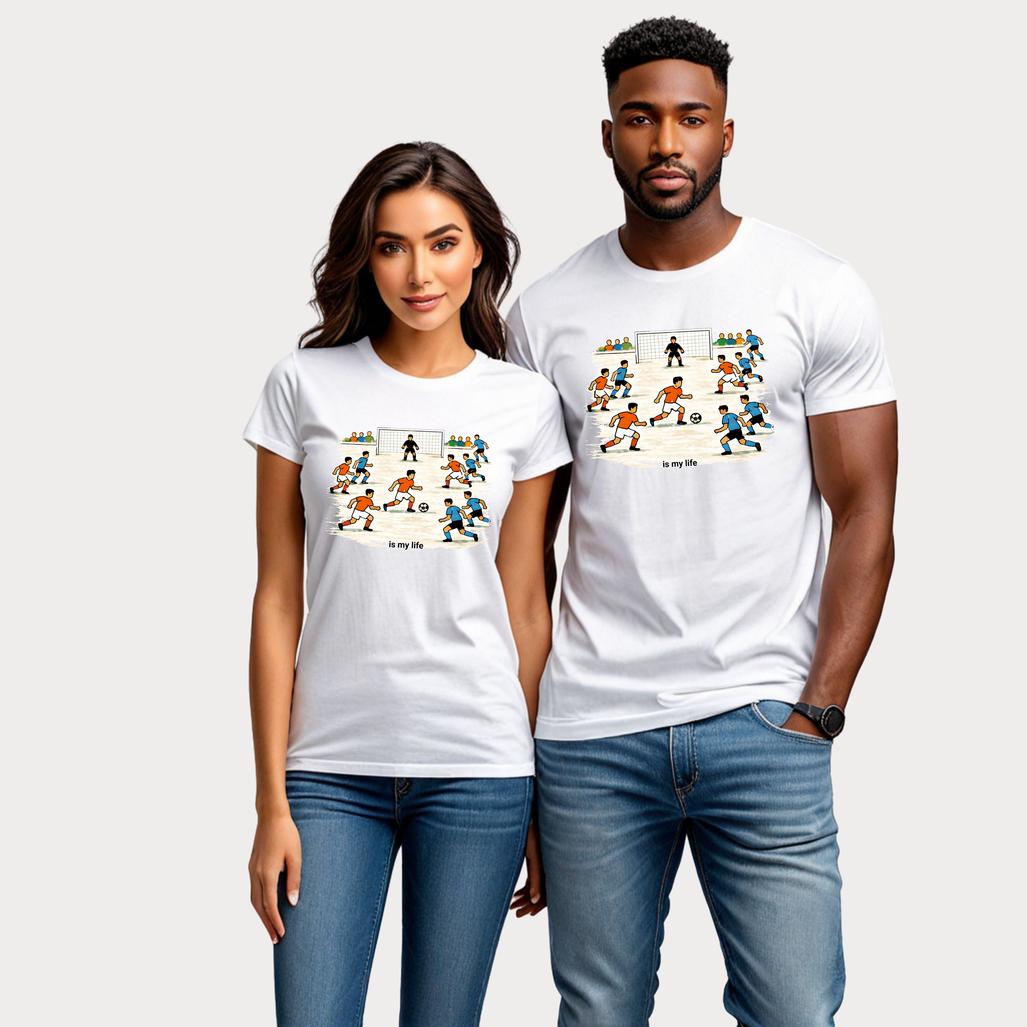 Soccer Match Short Sleeve T-Shirt