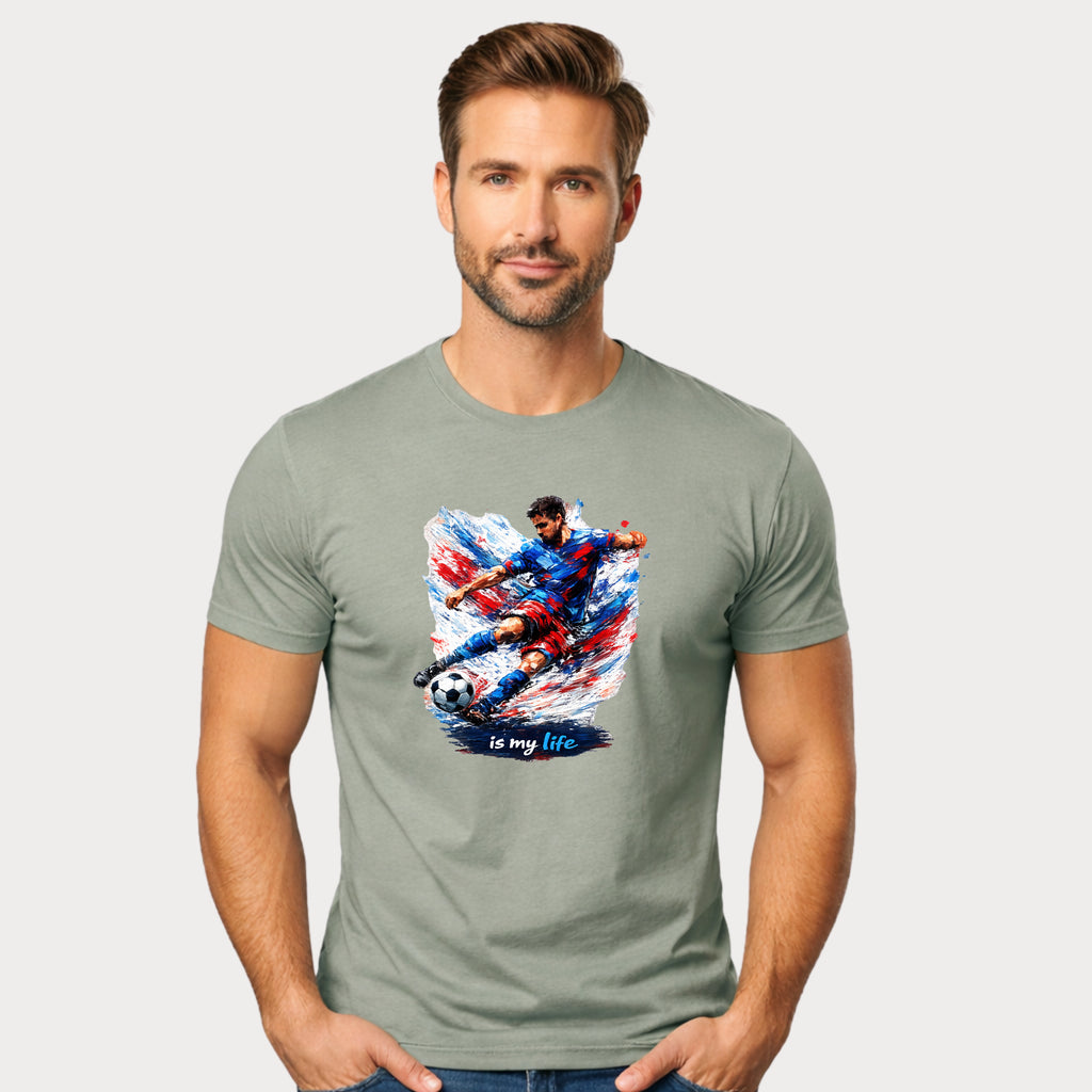 Soccer Player Short Sleeve T-Shirt
