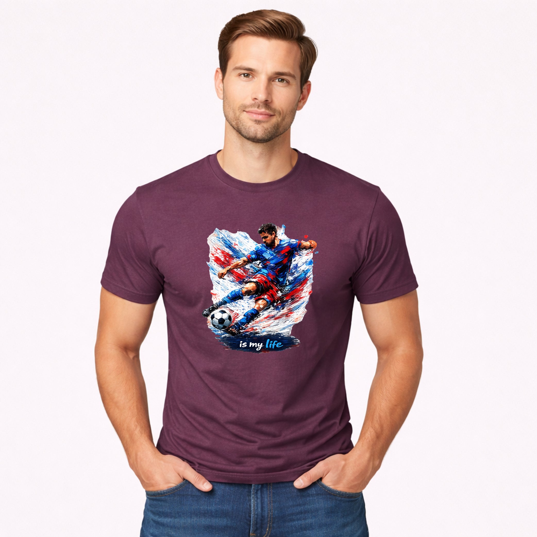 Soccer Player Short Sleeve T-Shirt