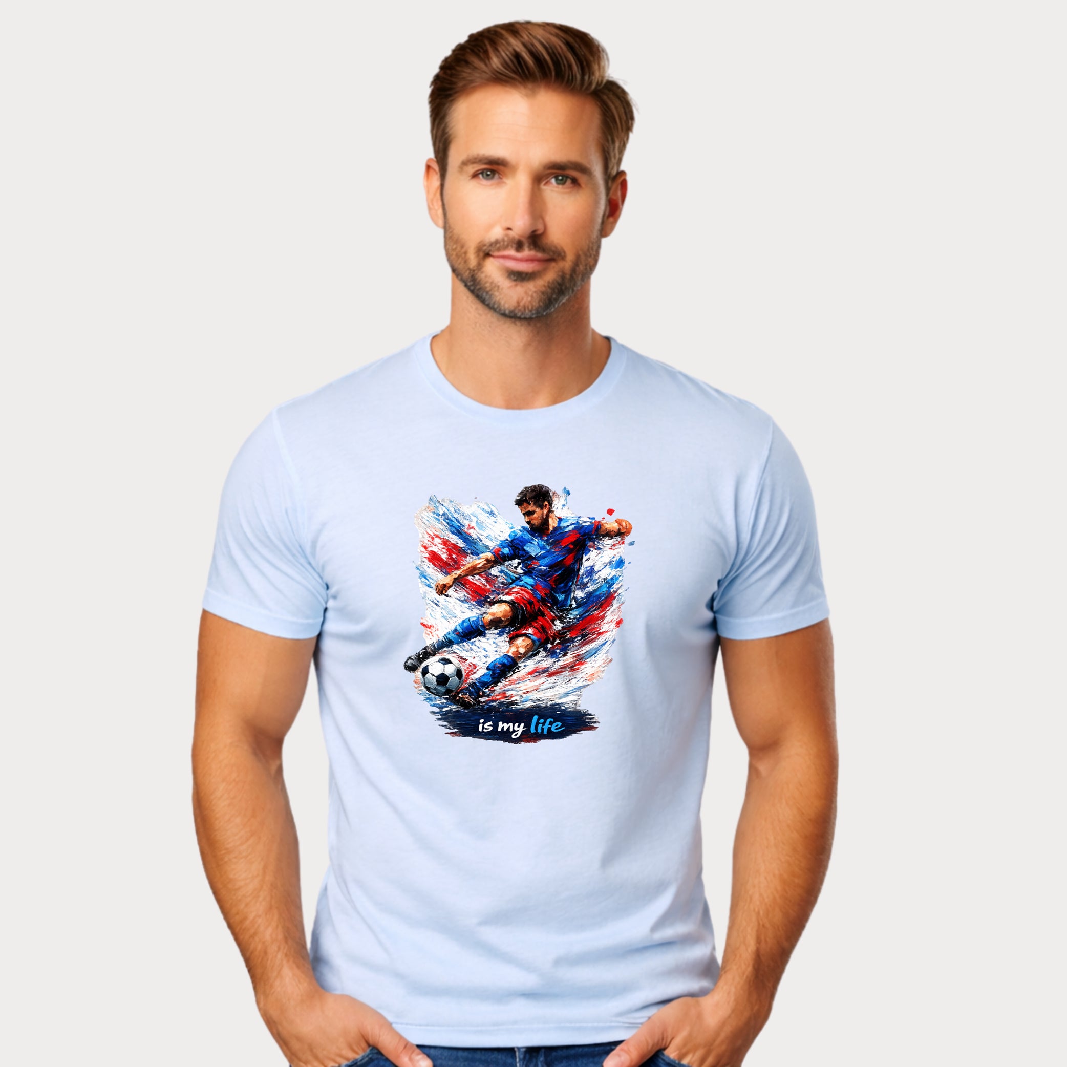 Soccer Player Short Sleeve T-Shirt