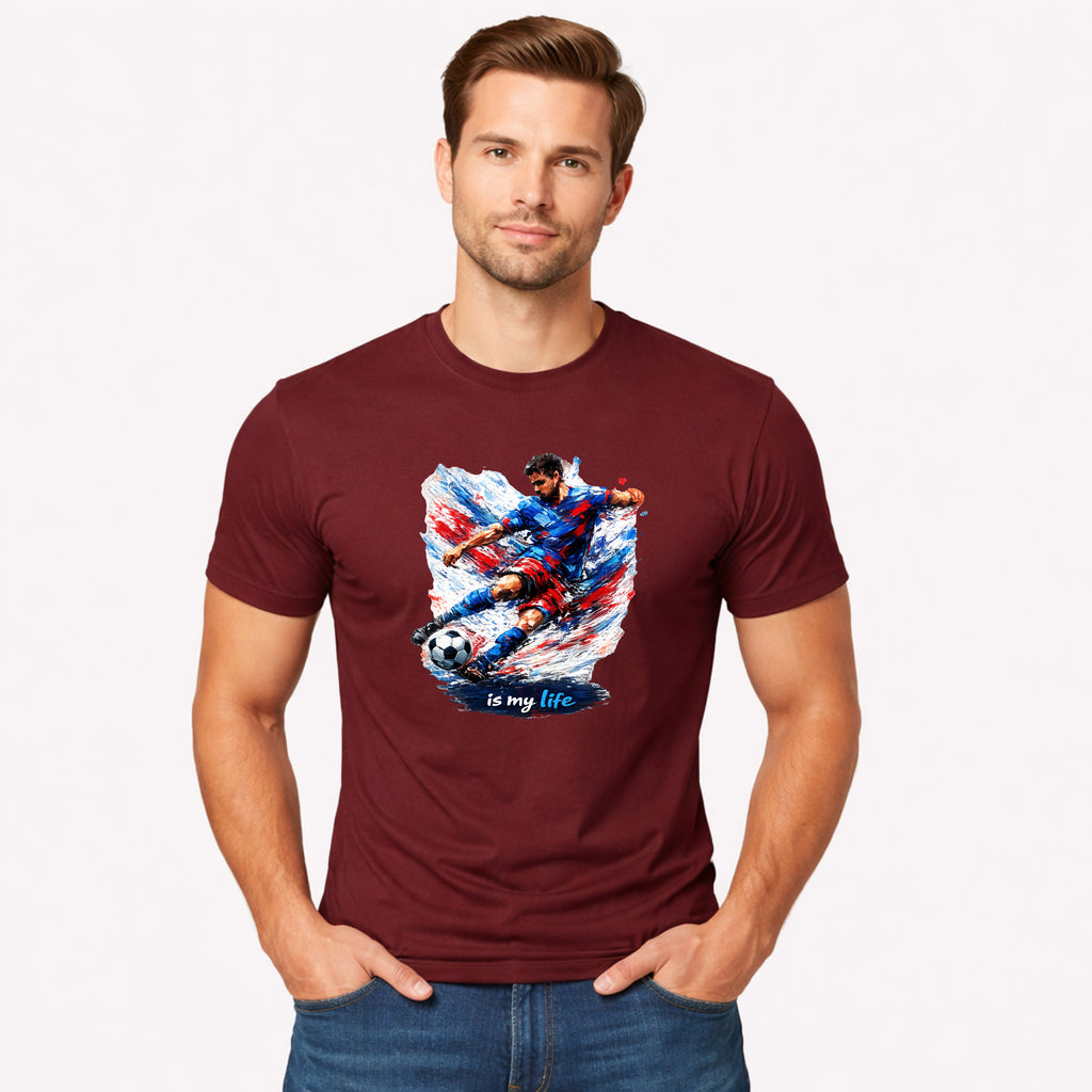 Soccer Player Short Sleeve T-Shirt