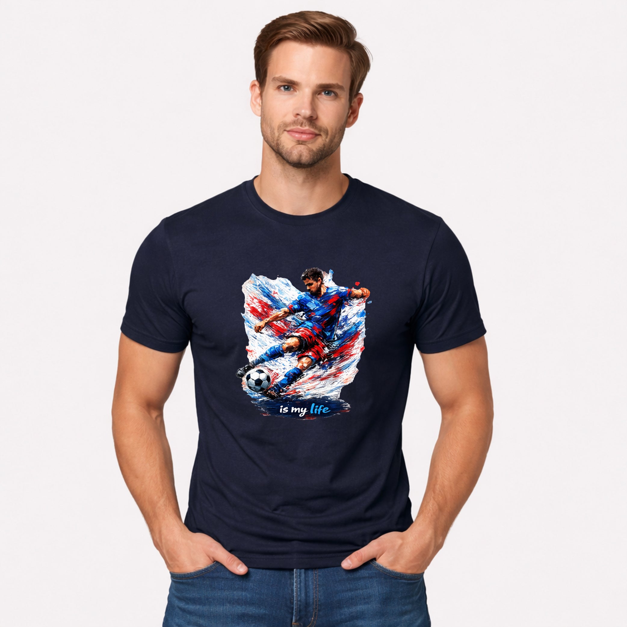 Soccer Player Short Sleeve T-Shirt
