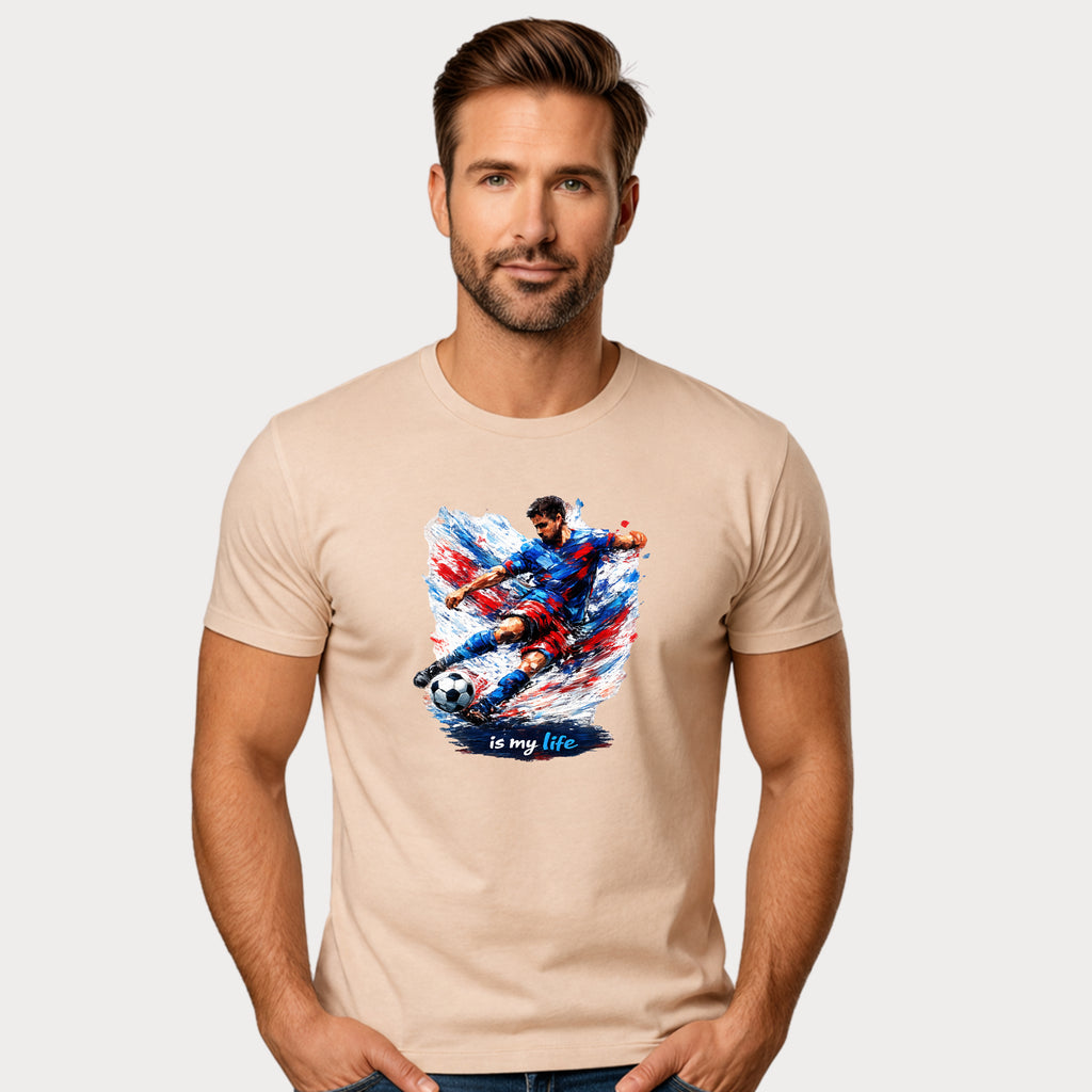 Soccer Player Short Sleeve T-Shirt