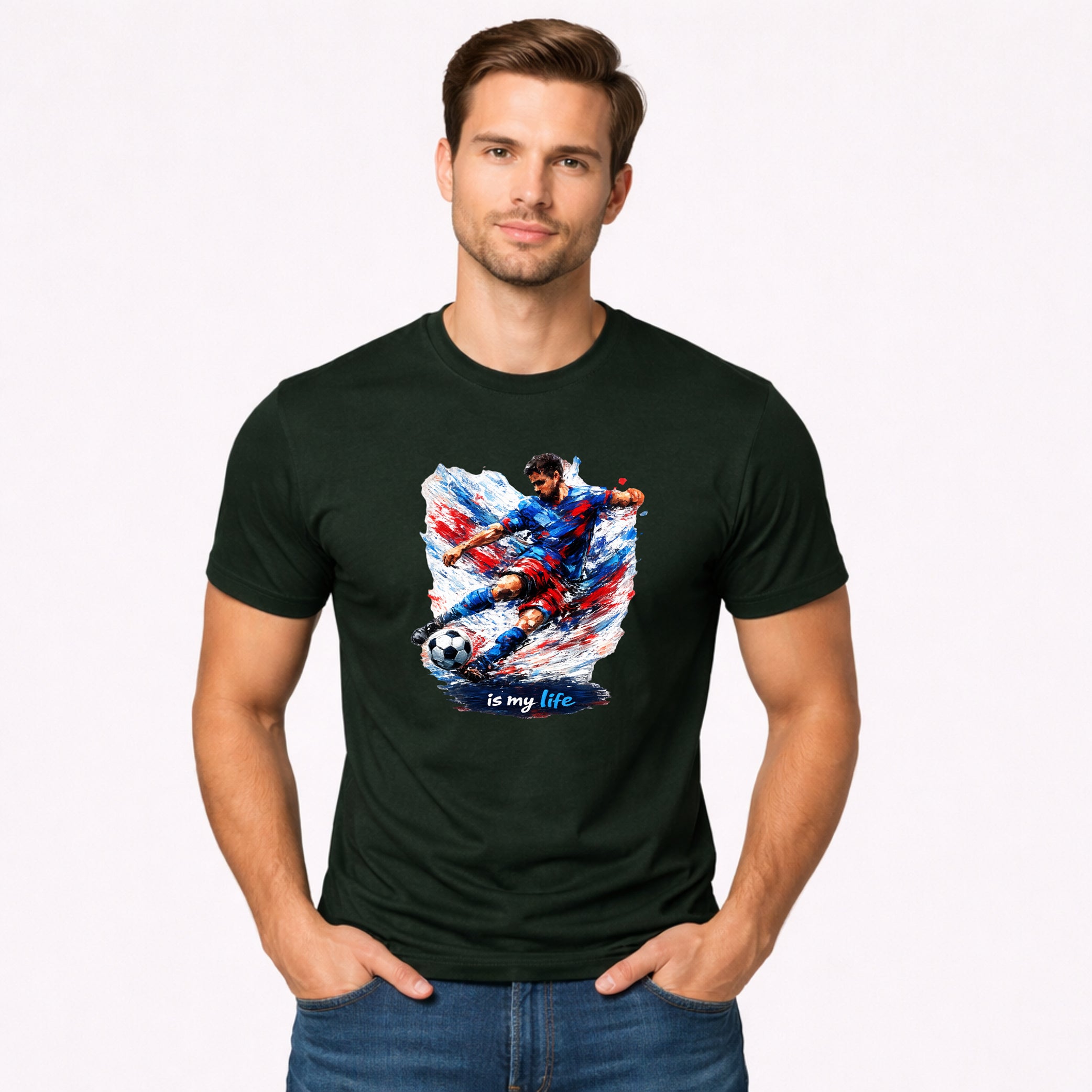 Soccer Player Short Sleeve T-Shirt