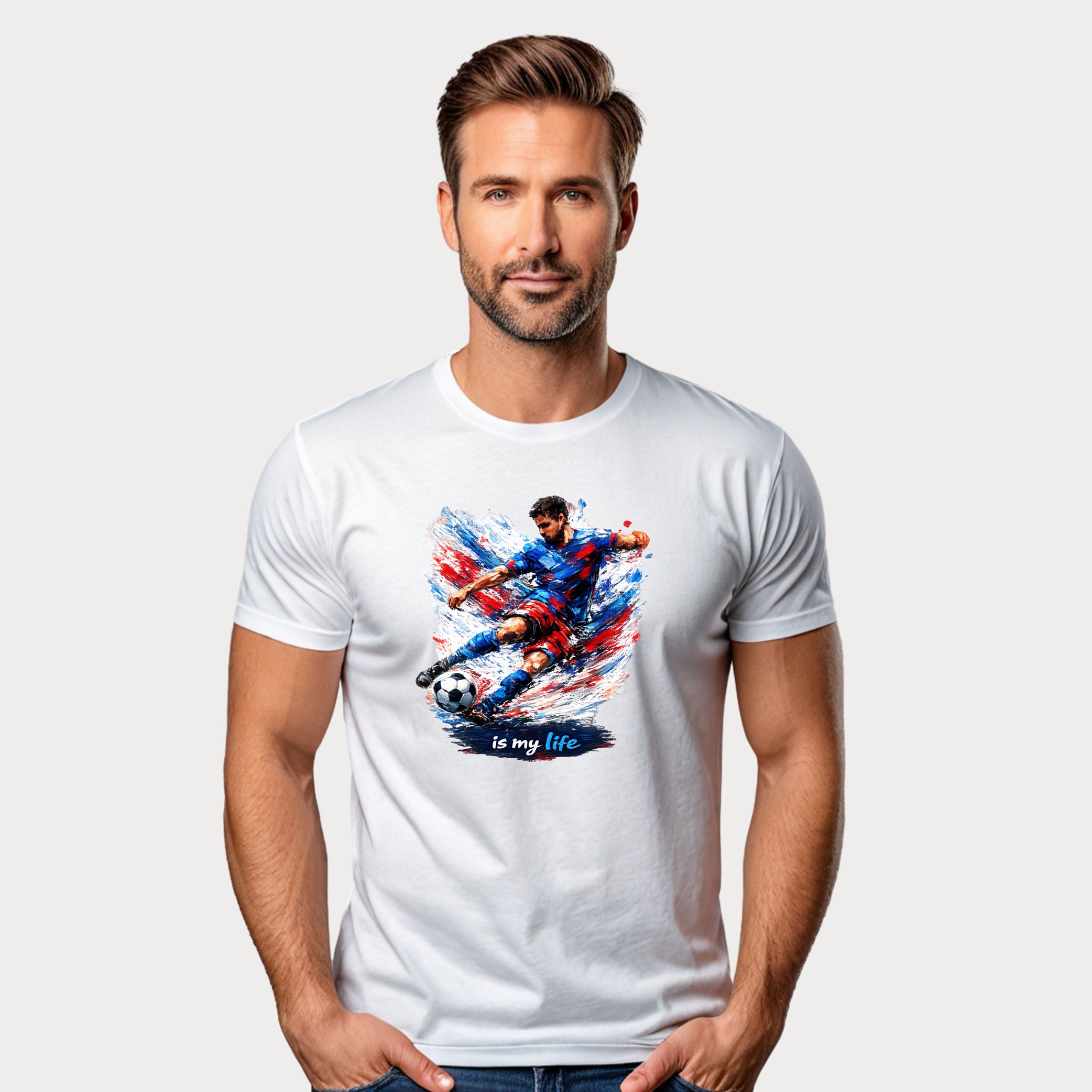 Soccer Player Short Sleeve T-Shirt